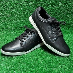 Aldo Black Leather Casual Shoes